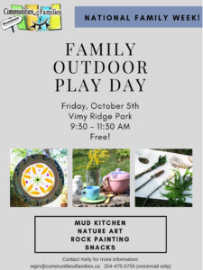 Family Outdoor Play Day @ Vimy Ridge Park | Winnipeg | Manitoba | Canada