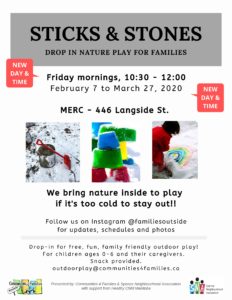 Sticks & Stones - Outdoor Play @ MERC | Winnipeg | Manitoba | Canada